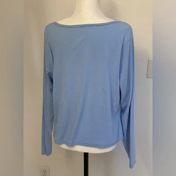 a new day Light Blue Sweater Cardigan Cropped - Picture 5 of 10
